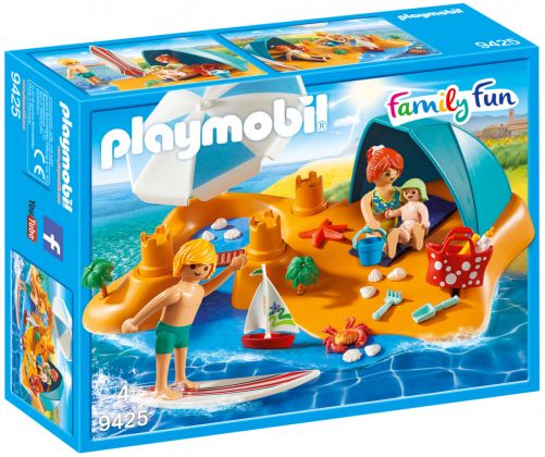 PLAYMOBIL Family Fun 9425 Famille de vacanciers et tente