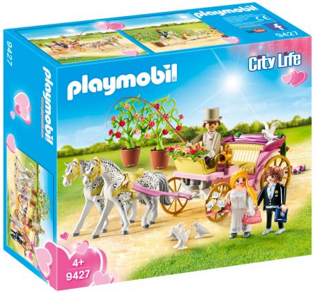 PLAYMOBIL City Life 9427 Carrosse et couple de mariés