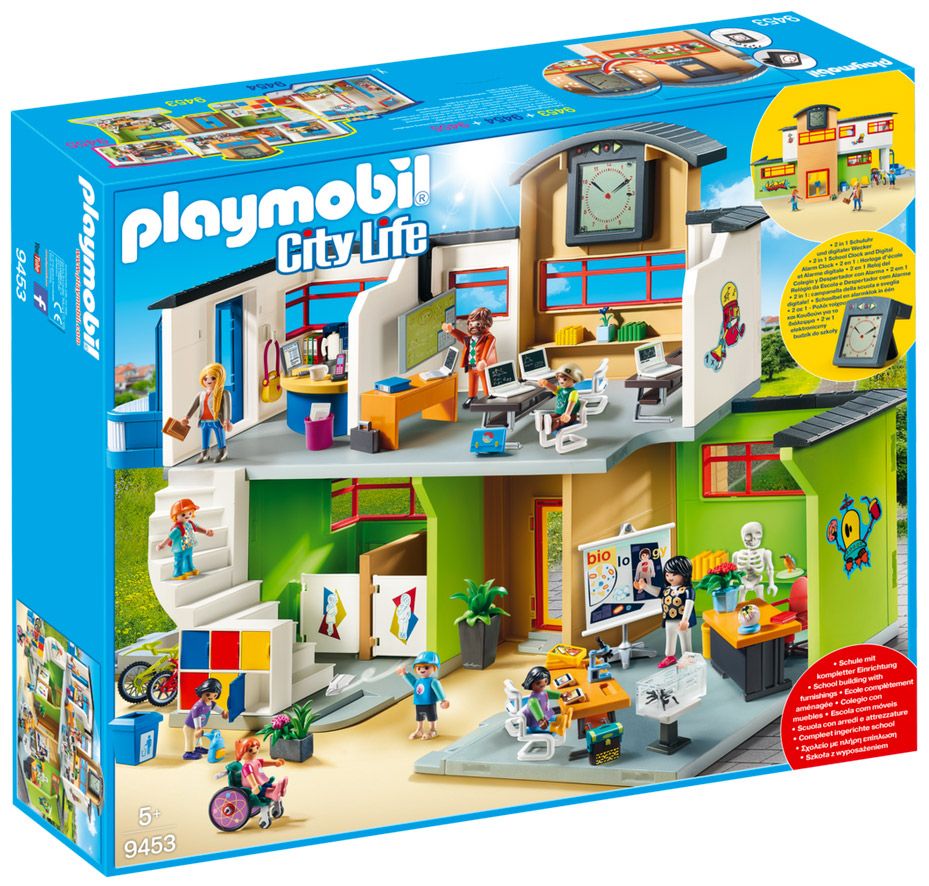 Soldes Playmobil École avec salle de classe (6865) 2024 au