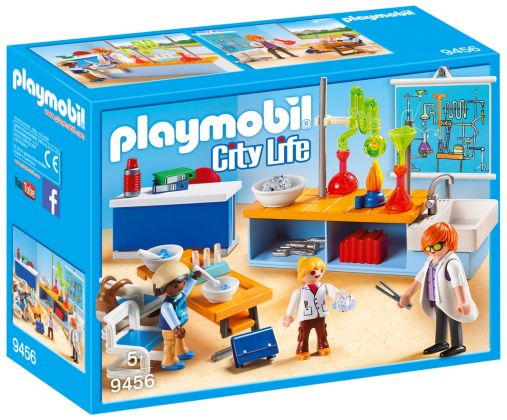 PLAYMOBIL City Life 9456 Classe de Physique Chimie