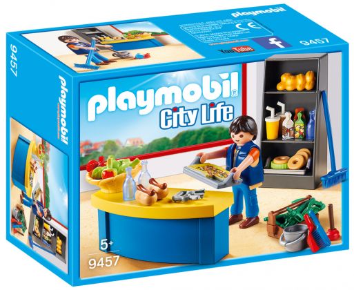 PLAYMOBIL City Life 9457 Surveillant avec boutique