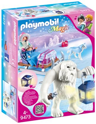 PLAYMOBIL Magic 9473 Yéti avec traineau