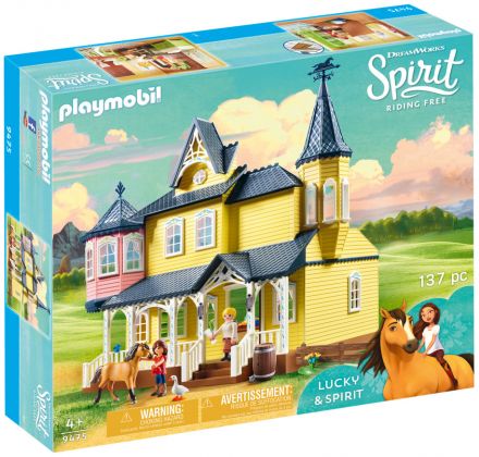 PLAYMOBIL Spirit - Riding Free 9475 Maison de Lucky