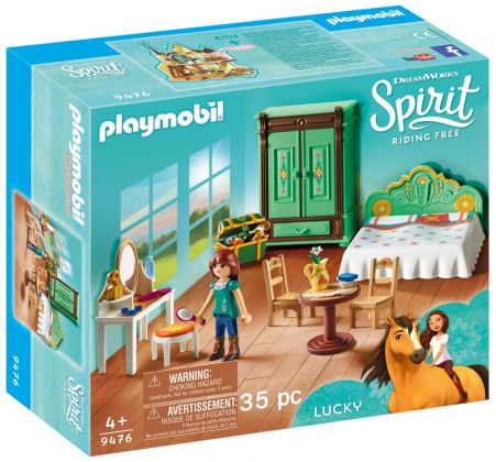 PLAYMOBIL Spirit - Riding Free 9476 Chambre de Lucky