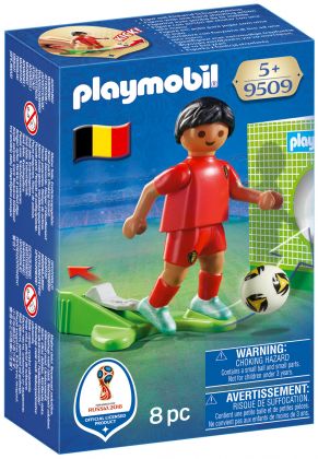 PLAYMOBIL Sports & Action 9509 Joueur de foot Belge