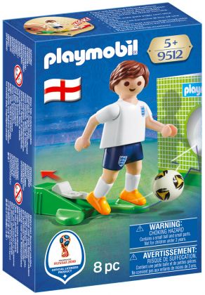 PLAYMOBIL Sports & Action 9512 Joueur de foot Anglais