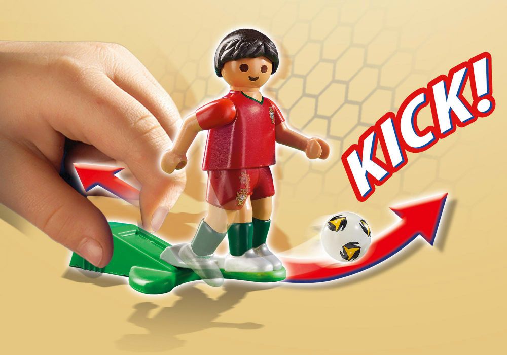 Playmobil Sports & Action 9516 pas cher, Joueur de foot Portugais