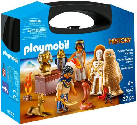 PLAYMOBIL History 9542 Valisette Egyptiens et trésor