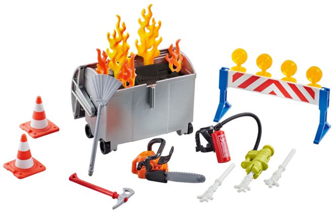 PLAYMOBIL Produits complémentaires 9804 Matériel de pompiers