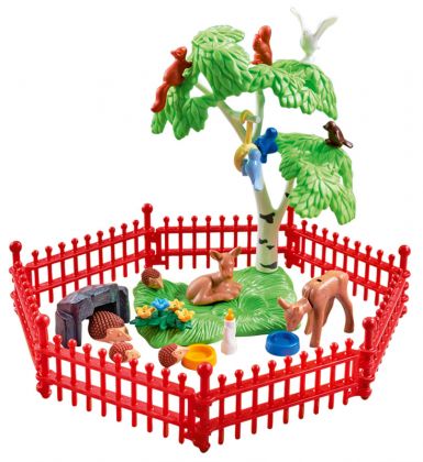 PLAYMOBIL Produits complémentaires 9817 Animaux avec enclos