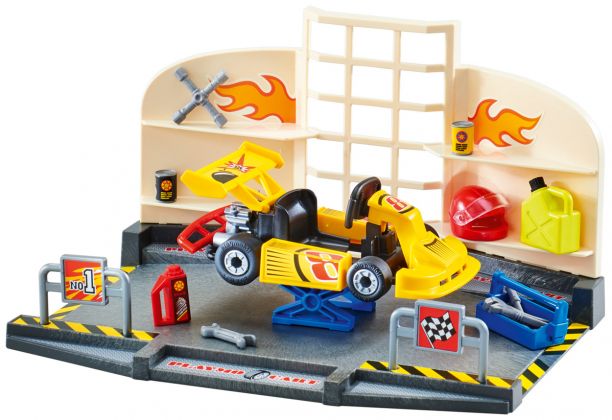 PLAYMOBIL Produits complémentaires 9827 Atelier de karting