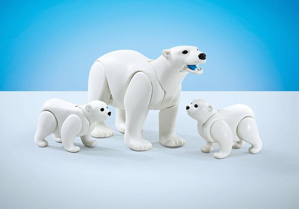 PLAYMOBIL Produits complémentaires 9833 Famille d'ours blanc
