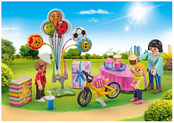 PLAYMOBIL Produits complémentaires 9865 Aménagement pour fête d'anniversaire