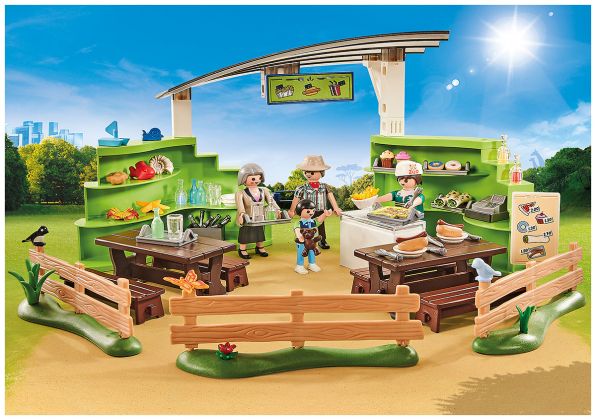 PLAYMOBIL Produits complémentaires 9871 Restaurant avec espace boutique