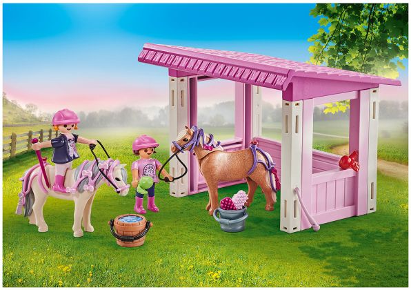 PLAYMOBIL Produits complémentaires 9878 Cavalières avec poneys