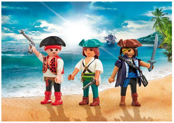 PLAYMOBIL Produits complémentaires 9884 3 pirates