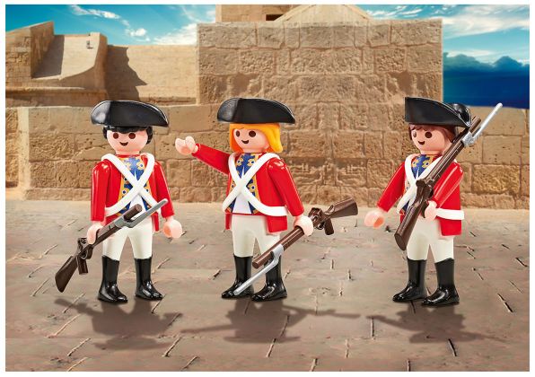 PLAYMOBIL Produits complémentaires 9886 3 soldats