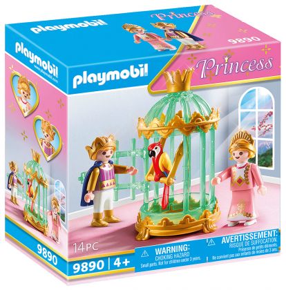PLAYMOBIL Princess 9890 Enfants royaux avec perroquet