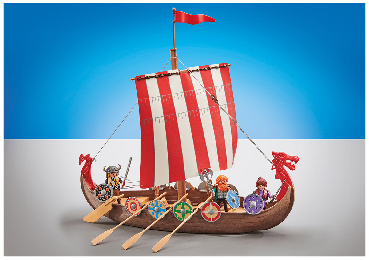Playmobil 9891 pas cher, Drakkar Viking