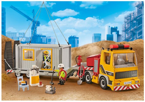PLAYMOBIL Produits complémentaires 9898 Camion avec conteneur aménagé 