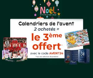 2 achetés = le 3ème offert