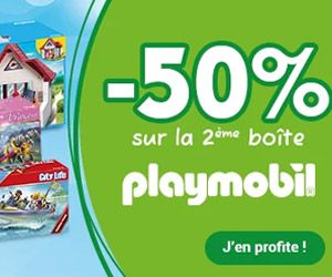 -50% Sur le deuxième Playmobil