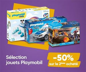 -50% sur le 2ème Playmobil acheté