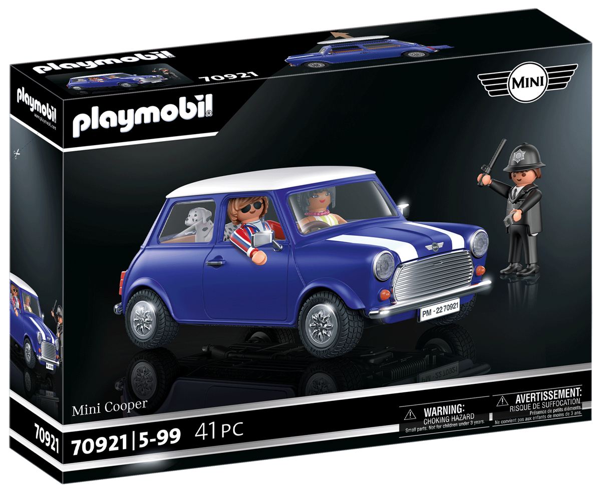 La boîte de la nouvelle Mini Cooper Playmobil !
