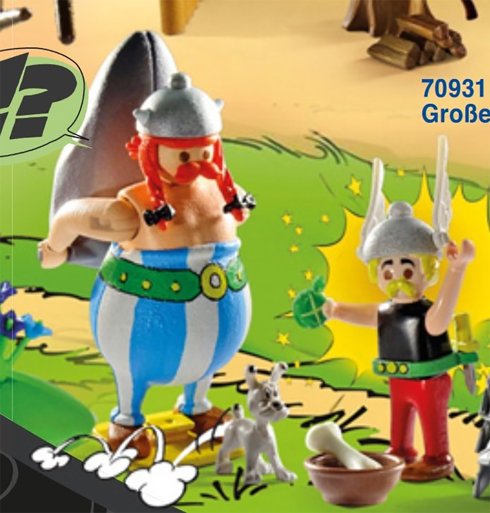 Figurines Playmobil Astérix, Obélix et Idéfix // Juin 2022
