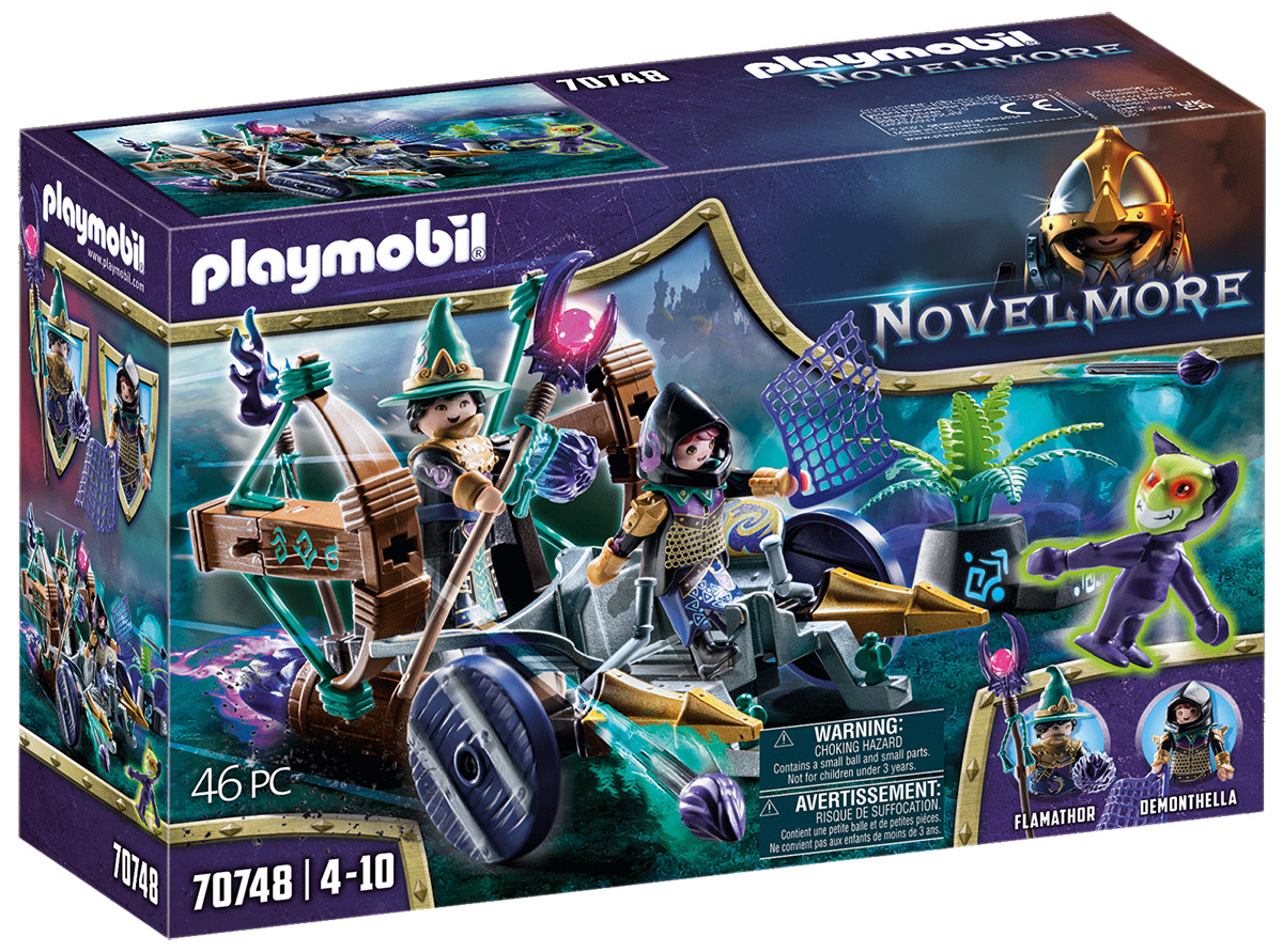PLAYMOBIL Novelmore 70748 Violet Vale - Véhicule catapulte - Prix Playmobil // Août 2021