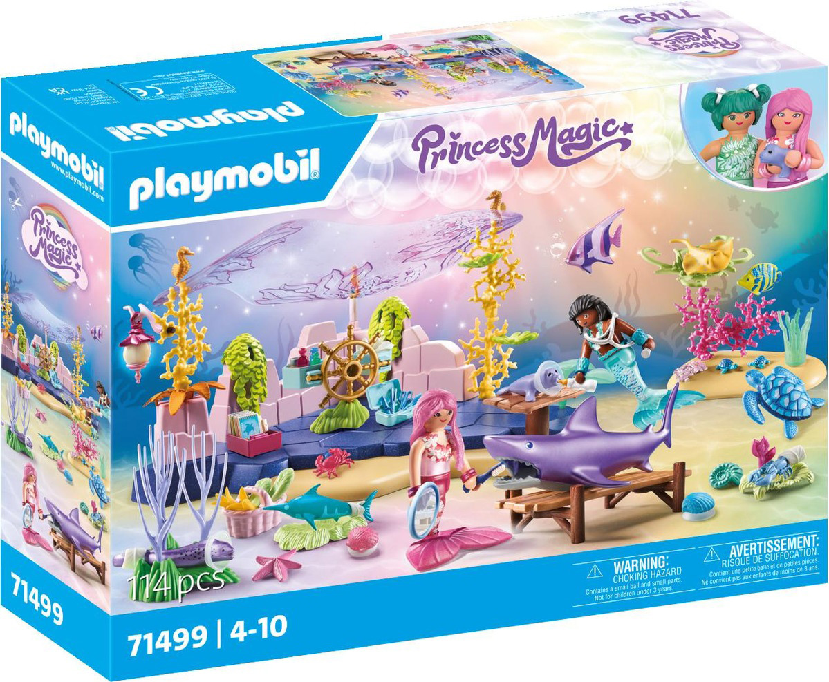 PLAYMOBIL Princess Magic 71499 Soin des animaux sirènes