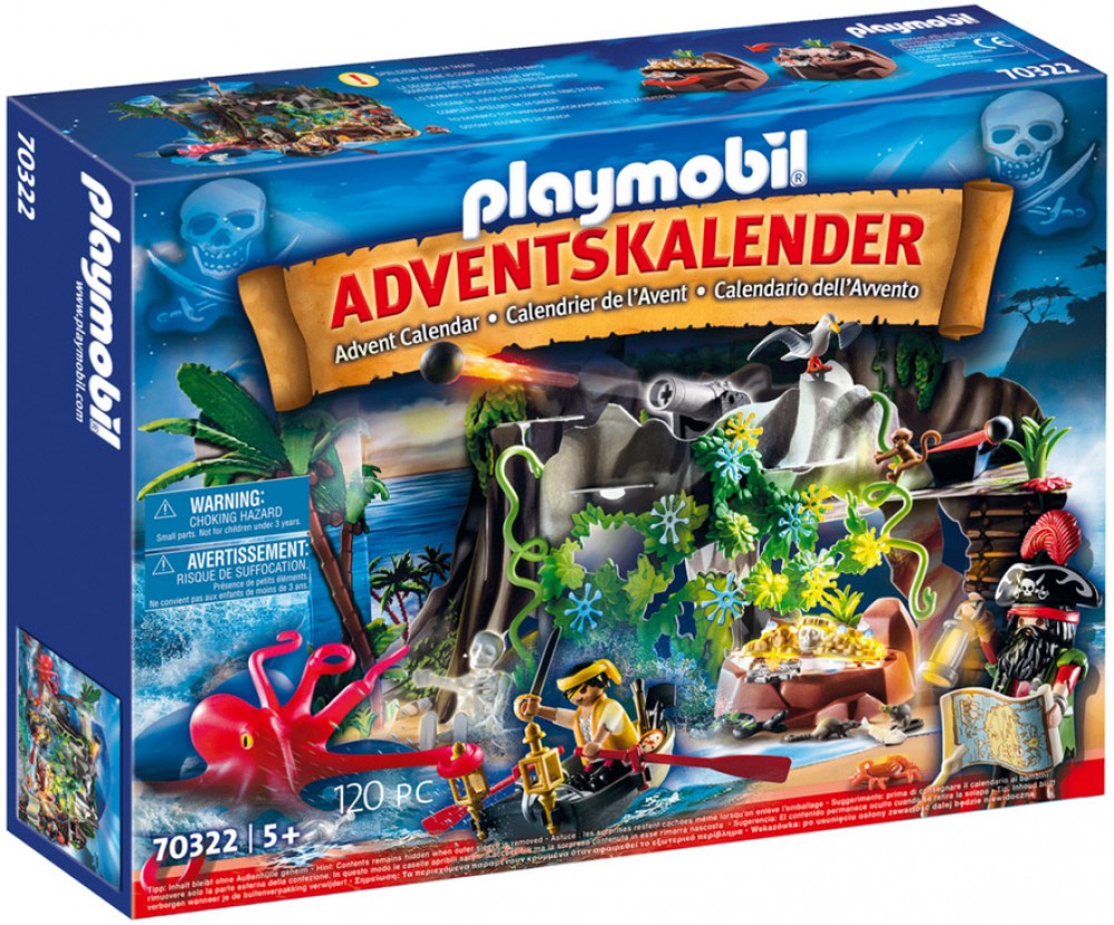 PLAYMOBIL 70322 Calendrier de l'Avent Pirates