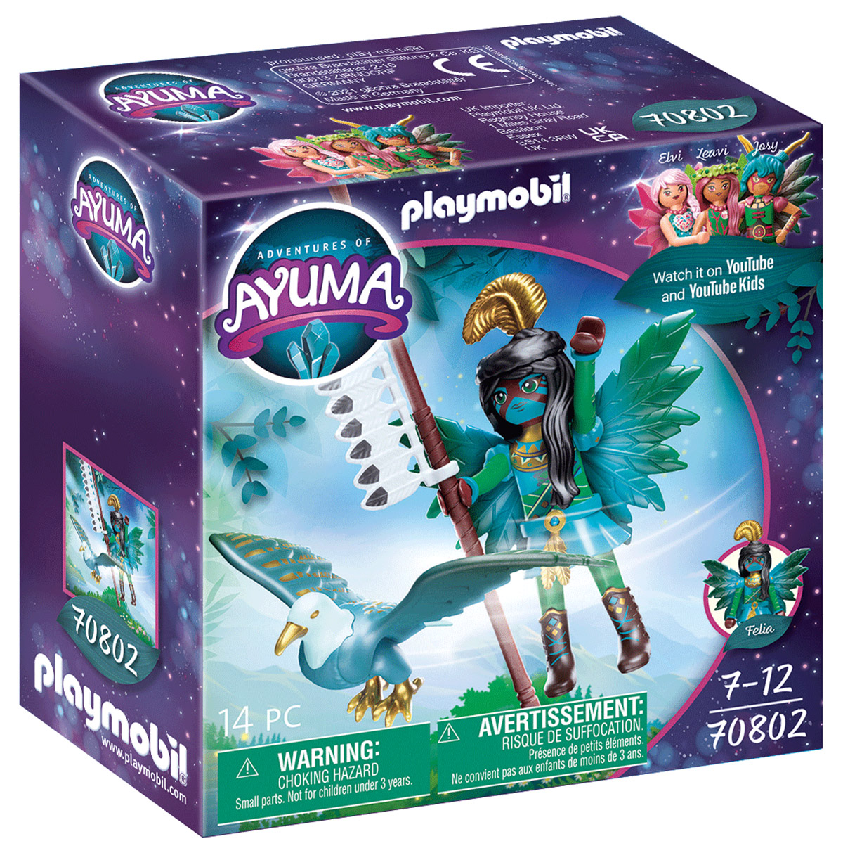 PLAYMOBIL Ayuma 70802 Knight Fairy avec animal préféré // Octobre 2021
