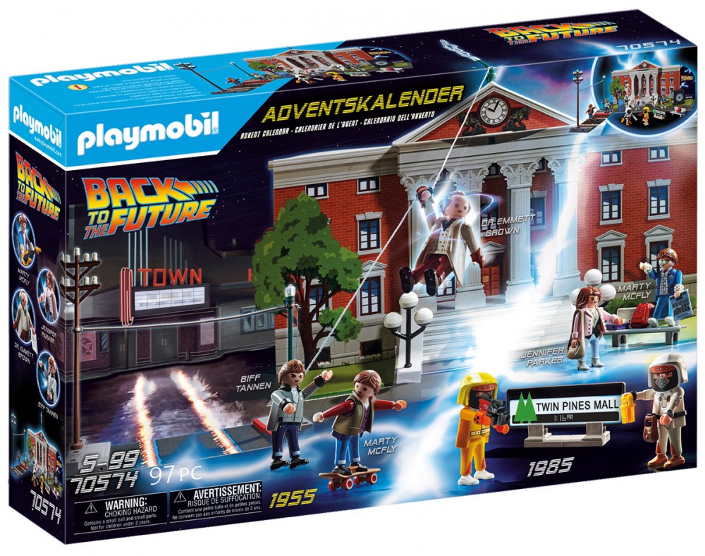 PLAYMOBIL 70574 Calendrier de l'Avent "Back to the Future"
