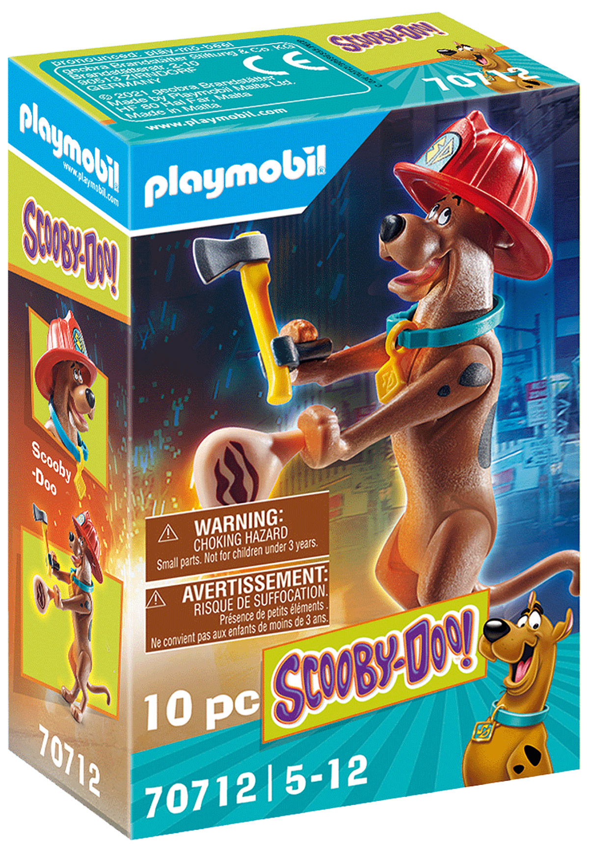 PLAYMOBIL Scooby-Doo 70712 Scooby-Doo Pompier // Juin 2021