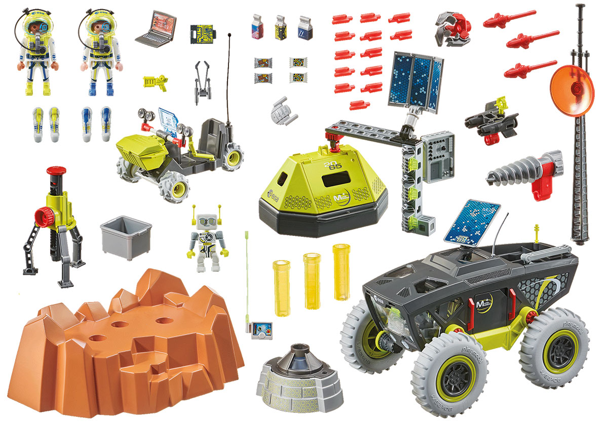 Nouveau Playmobil Space 70888 Unité mobile spatiale avec astronautes et navette // Décembre 2021