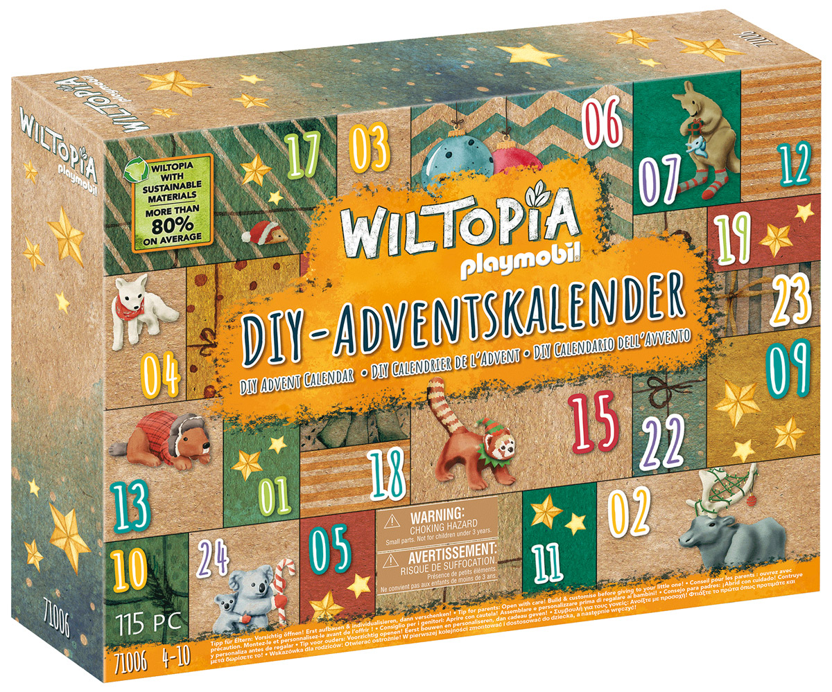 PLAYMOBIL Christmas 71006 Wiltopia - Calendrier de l'Avent : Tour du monde des animaux DIY // Septembre 2022