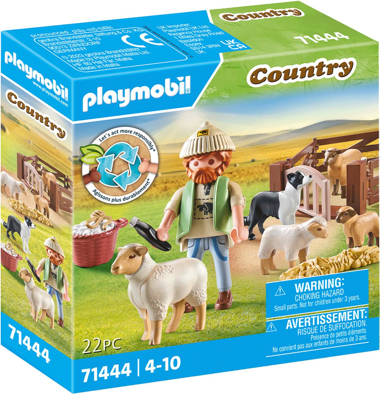 PLAYMOBIL Country 71444 Berger avec mouton