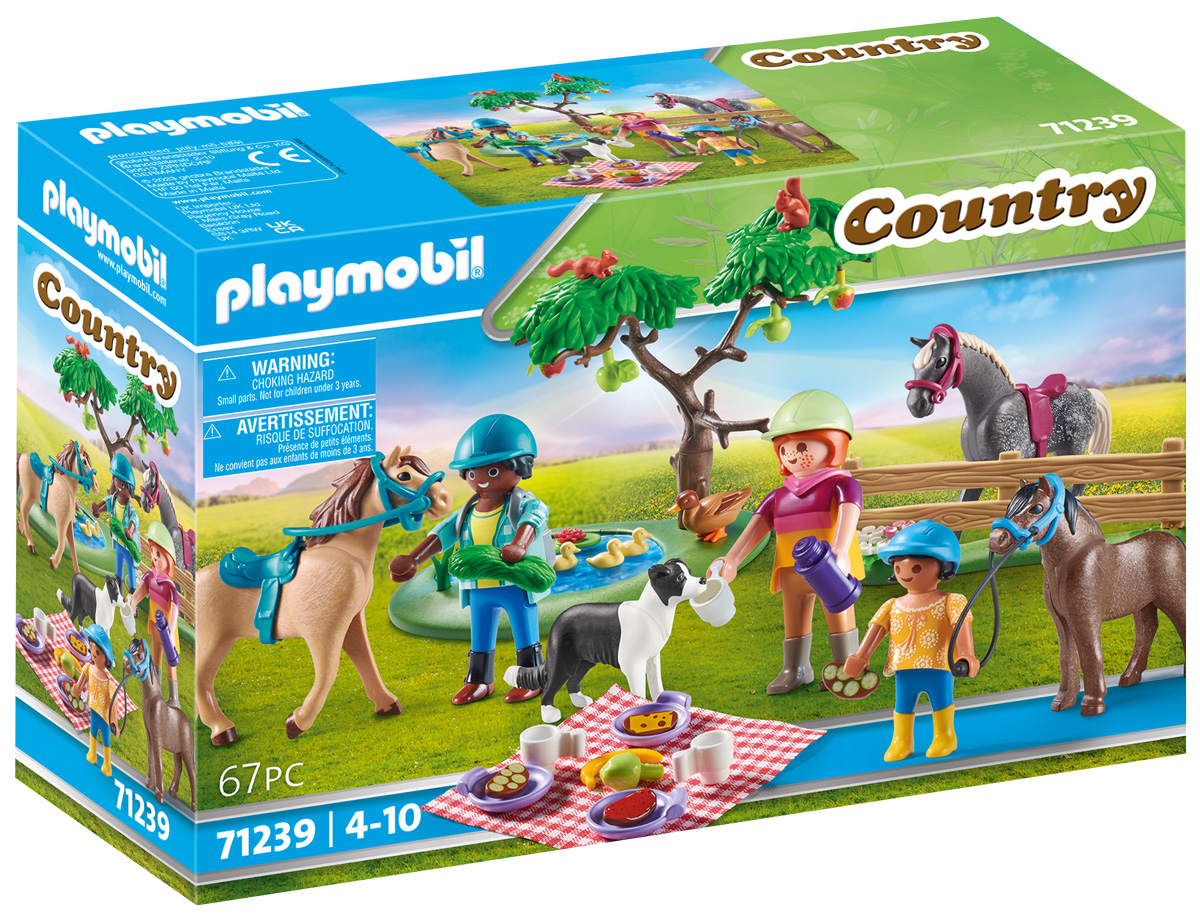 PLAYMOBIL Country 71239 Cavaliers, chevaux et pique-nique // Février 2023