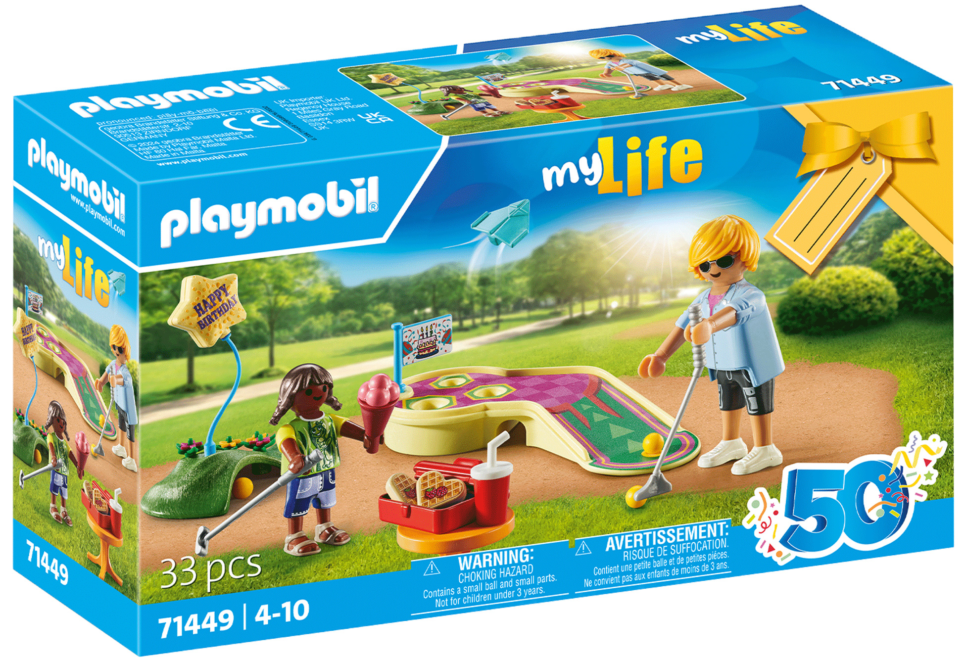 PLAYMOBIL MyLife 71449 Golf miniature (Spécial 50 ans)