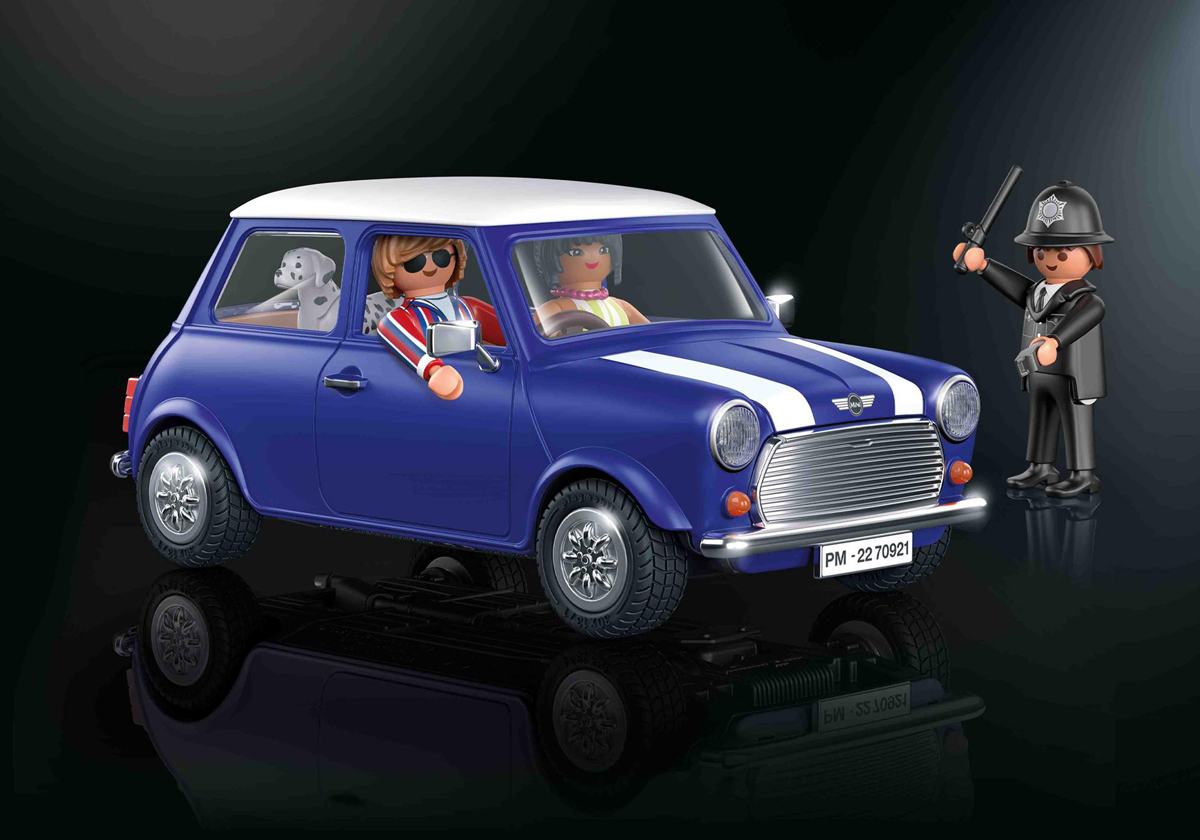 La Mini Cooper Playmobil et ses figurines
