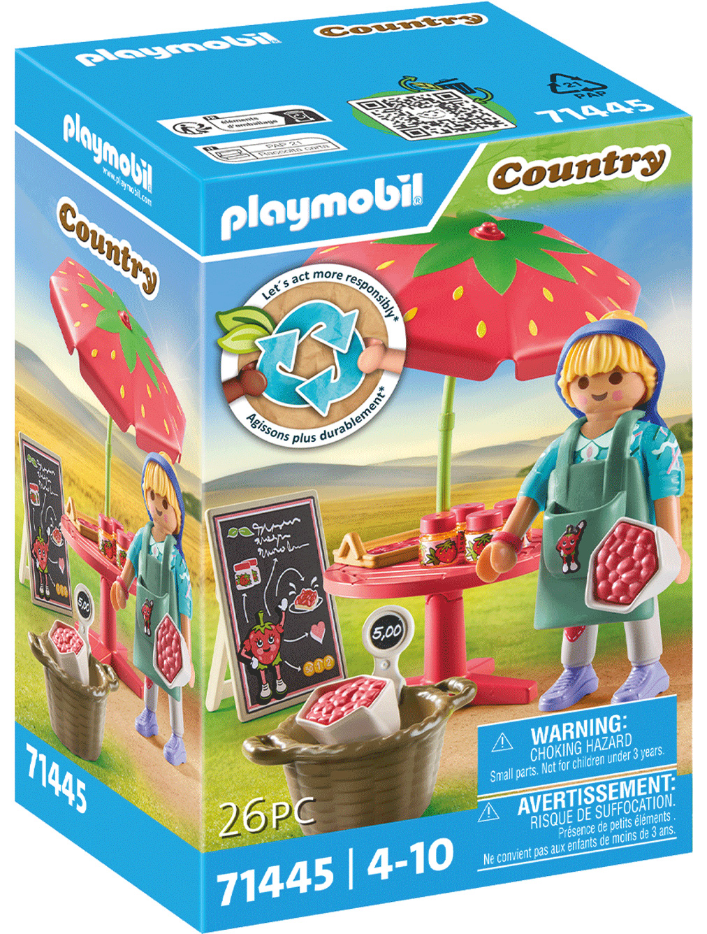 PLAYMOBIL Country 71445 Stand de confiture