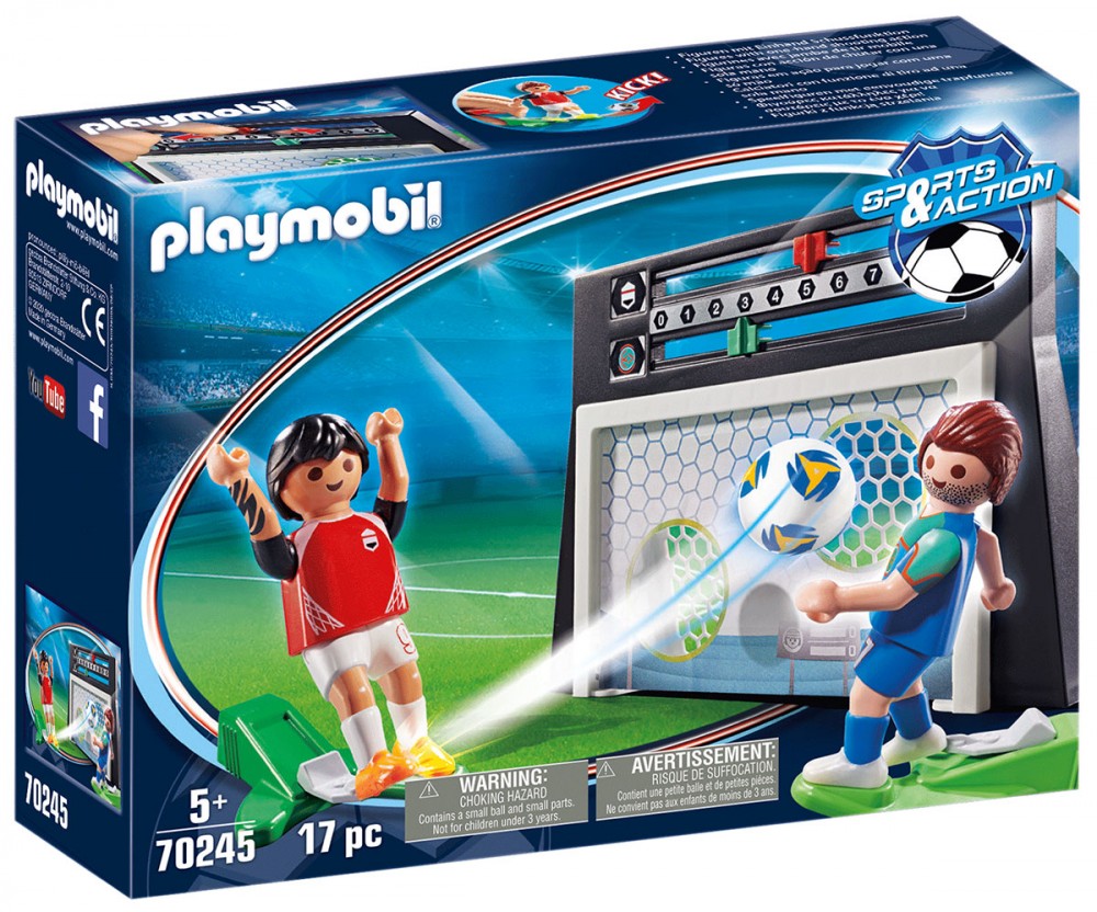 PLAYMOBIL Sports & Action 70245 Cage avec tirs aux buts Nouveauté 2021