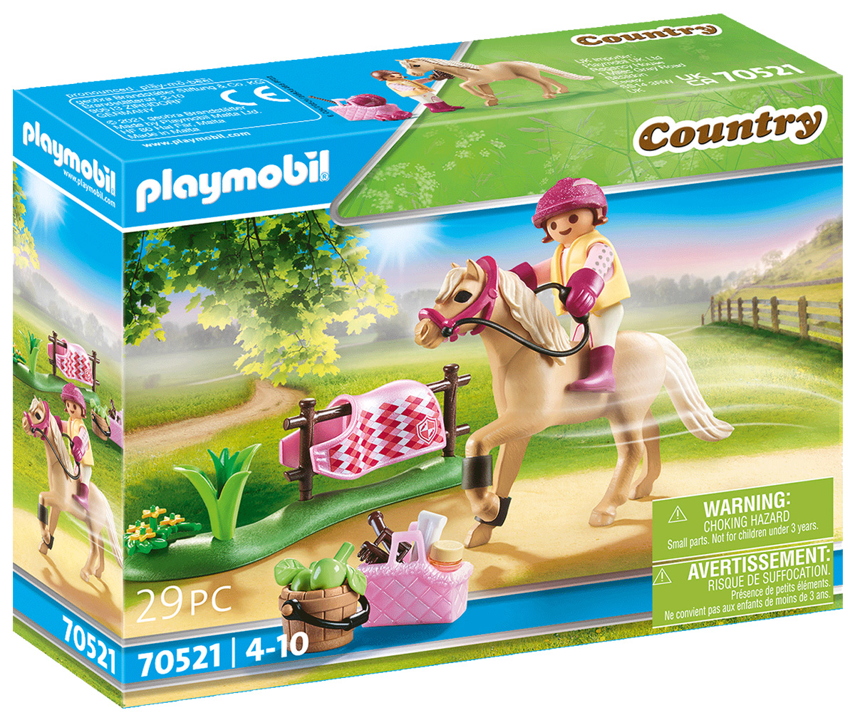 PLAYMOBIL Country 70521 Cavalière avec poney beige // Août 2021